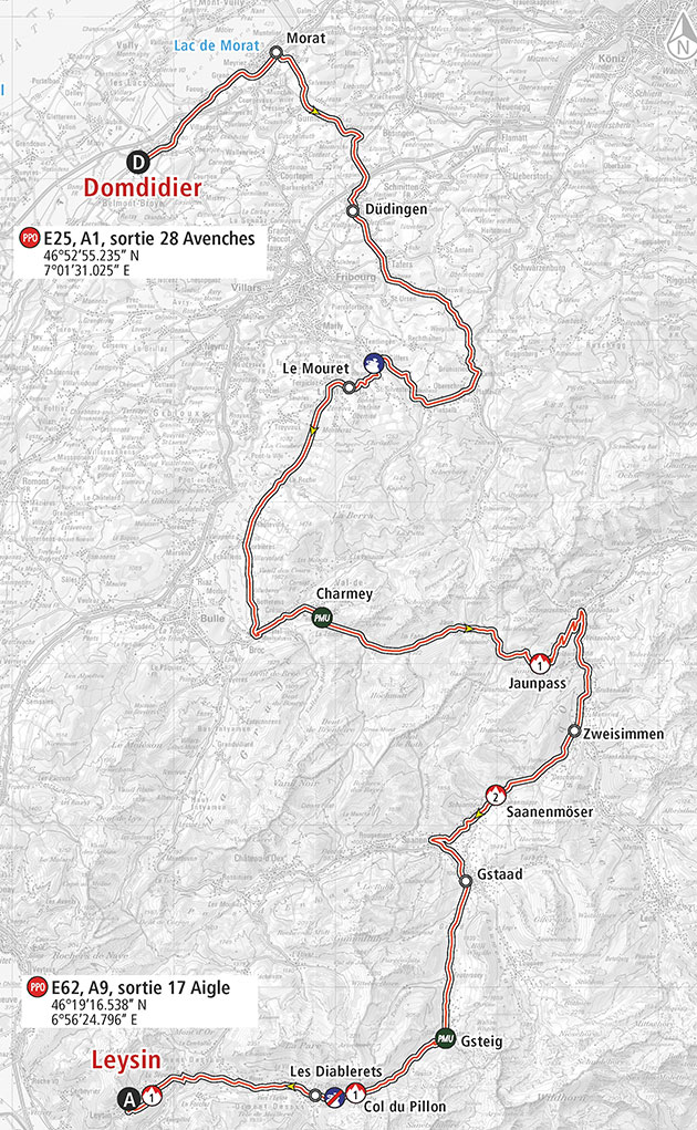 Romandie stage 4 map